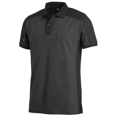 Produktbild von FHB Poloshirt KONRAD Größe L anthrazit / schwarz - 91490-1220-L