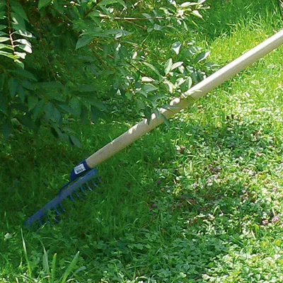 Produktbild von Straßenrechen, Kiesrechen 14-zinkig, Gartenrechen 45cm