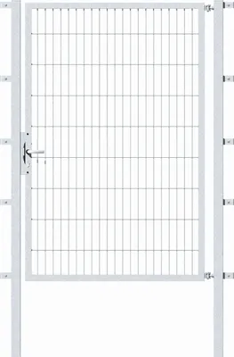 Produktbild von Alberts Einzeltor Flexo mit Zubehör, zum Einbetonieren, feuerverzinkt, Breite 125 cm, Höhe 180 cm