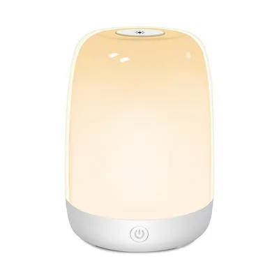 Produktbild von Wecklicht, Baby-Nachtlicht mit dimmbarem warmen Licht und 5 Farbwechsellichtern, per USB wiederaufladbares Licht zum Stillen und für Kleinkinder