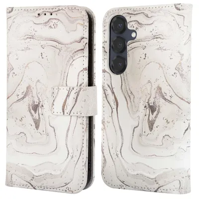 Immagine prodotto di Custodia a libro imoshion Design Samsung Galaxy S25 - Sandy Marble