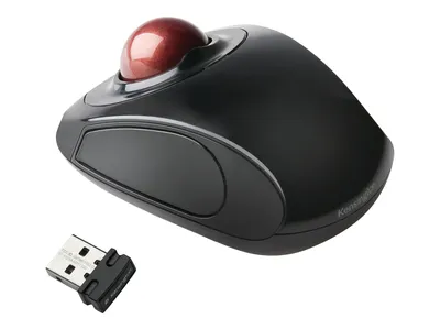Obrázek produktu pro Kensington Bezdrátový trackball Orbit™, Pro praváky i leváky, Trackball, RF bezdrátový, Černá