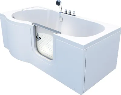 Produktbild von Seniorenwanne mit Tür S12-TH-R Badewanne 85x170cm