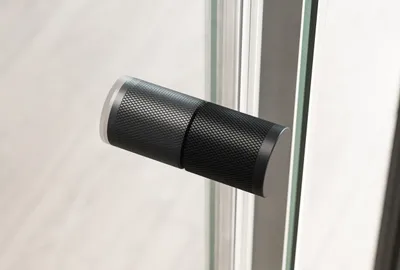 Produktbild von Nischendusche mit Drehtür an Festfeld NT606 - FLEX - Nano Klarglas - 6 mm - Breite & Profilfarbe wählbar, Breite:1200 mm, Profilfarbe:Chrom