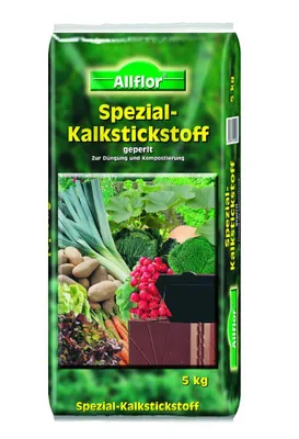 Produktbild von Allflor Spezial-Kalkstickstoff Dünger geperlt 5 kg für Gemüse- & Obstbeete, 19,8% N, bis 300 m²