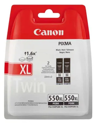 Produktbild von Canon PGI-550XL PGBK w/o sec, Hohe (XL-) Ausbeute, Tinte auf Pigmentbasis, 1 Stück(e)