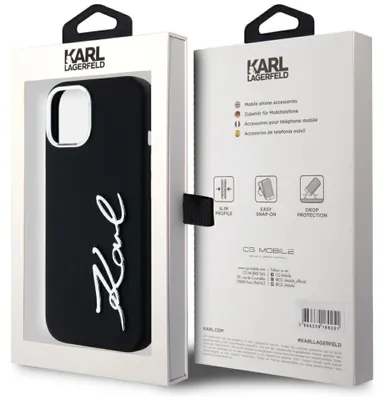 Produktbild von Karl Lagerfeld Metal Script Logo Iphone 15 Handyhülle One Size