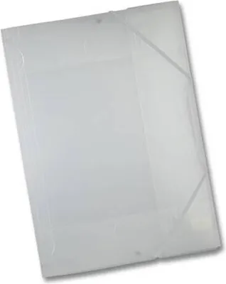 Produktbild von Folia Sammelmappe mit Gummiband, DIN A3, 1 Stück, transparent weiß