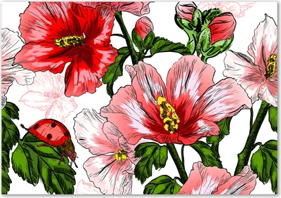 Produktbild von Tulup® Glas-Bild - 100 x 70 - Wandbild aus Glas - Wandkunst - Wandbild hinter gehärtetem Sicherheitsglas - Blumen & Pflanzen - Hibiskus - Rot