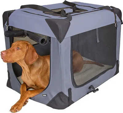 Produktbild von Pet-Star Transport-Hütte, grau - 50 x 34 x 36cm