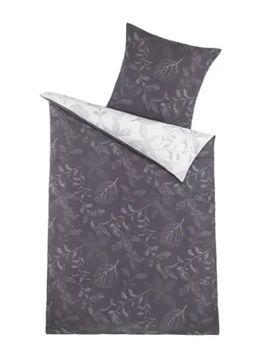 Produktbild von Mako Satin Wende Bettwäsche 2 teilig 135x200 80x80 cm Flordelis 100% Baumwolle