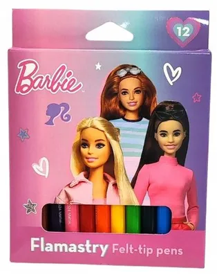 Image de Feutres 12 couleurs Barbie Majewski