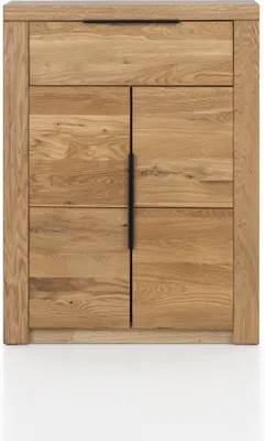 Produktbild von Schuhschrank - Eichenholz teilmassiv geölt - B 80 cm - 2 Türen