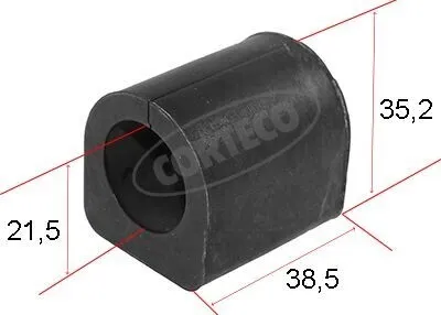 Produktbild von CORTECO 80005442 Lagerung Stabilisator Stabigummi Hinten passend für MERCEDES-BENZ SPRINTER 3-t Kasten (903) SPRINTER 3-t Bus (903) SPRINTER 2-t Bus
