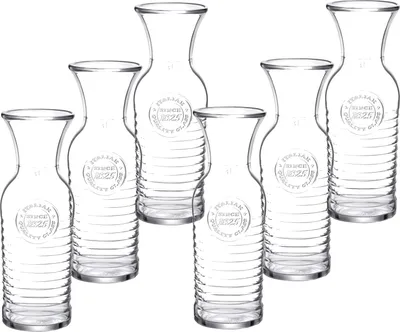 Produktbild von Officina 1825 Karaffe 1L geeicht - 6 Stück Weinkaraffe Saftkaraffe Wasserkaraffe