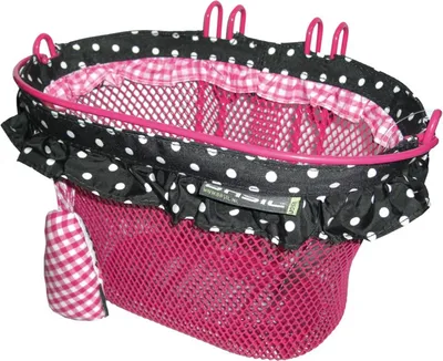 Produktbild von Basil Kinder Fahrradkorb Jasmin Baboushka, Pink
