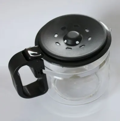 Produktbild von Wpro UCF100, Kaffeemaschine mit Kanne, Schwarz, Transparent, Gehärtetes Glas, 15 Tassen, Thermoplast, Kunststoff, Edelstahl