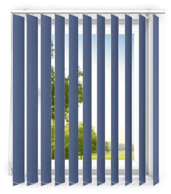 Produktbild von Time4blinds - Lamellenanlage Verdunkelungslamellen - 170x255 cm - Blau
