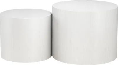 Produktbild von Couchtisch-Set Vicco Giva Weiß 48 x 48 cm, Model 51639