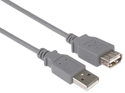 Productafbeelding van PremiumCord KUPAA1, 1 meter, USB A naar USB A, USB 2.0, 0,48 Gbit/s, grijs