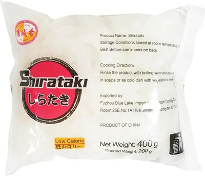 Immagine prodotto di [ 400g/ 200g ATG ] City Aroma Cognac Noodles Shirataki "Udon-Form" LOW CARB