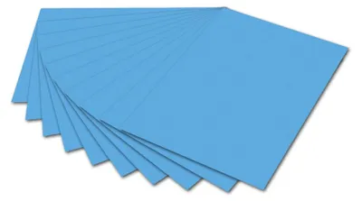 Produktbild von Folia 614/50 33, Blau, A4 (210 x 297 mm), Einfarbig, 300 g/m², 50 Blätter, Deutschland