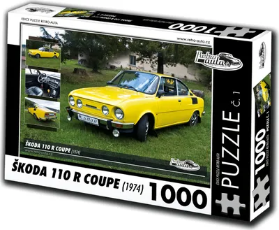 Obrázok produktu pre Puzzle č. 01 - ŠKODA 110 R COUPE (1974) 1000 dielikov