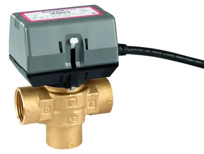 Image de RESIDEO, robinet à trois voies VC4613M, DN20 (3/4"), 230V, en laiton, 1 pièce.