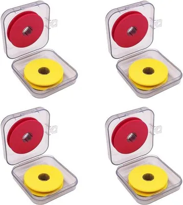 Produktbild von Vislijn-Schuim-Spoelen mit Plastik-Box - Schuim-Rollen zum Aufbewahren von Viszubehör und -Liniensets