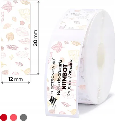 Obrázek produktu pro Samolepicí štítky termální nálepky Niimbot D11 D110 D101 H1S 12x30