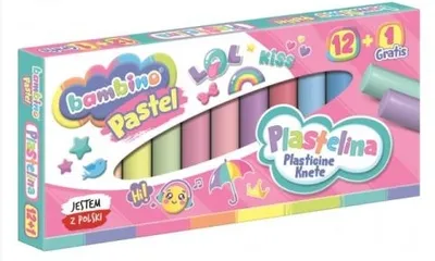 Produktbild von Plastelina pastelowa, 13 kolorów