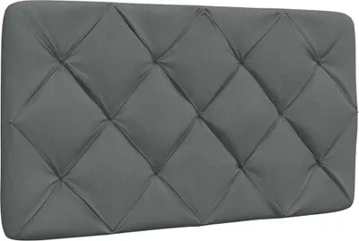Obrázok produktu pre Vankúš na čelo postele tmavosivý 80 cm látka