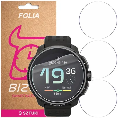 Produktbild von 3x Schutzfolie für den Bildschirm für Suunto Race, Bizon Watch HydroFlex