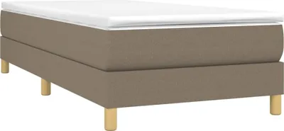 Produktbild von vidaXL Boxspringbettgestell Taupe 100x200 cm Stoff
