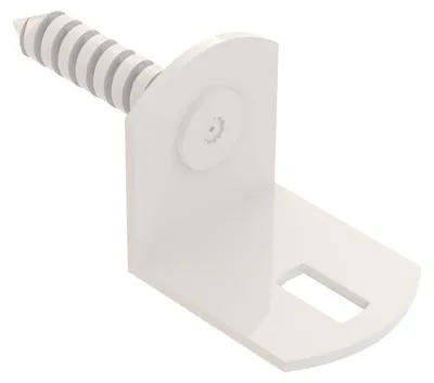 Produktbild von OSMO Elementhalter für Holzpfosten Metall weiß