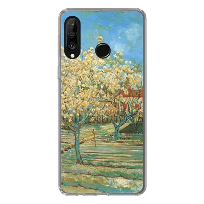 Produktbild von MuchoWow® Handyhülle Schutzhülle Hülle für Huawei P30 Lite Blühender Obstgarten - Vincent van Gogh Silikon Softcase Handy Hülle - Handyhülle