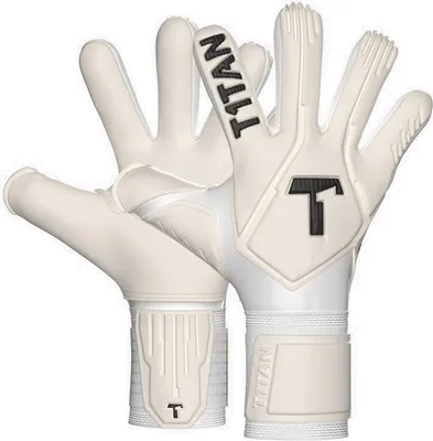 Produktbild von T1TAN Legend 1.0 White-Out Torwarthandschuhe - Weiß / Schwarz | Größe: 9