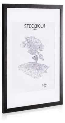 Image de Casa Chic Cadre Photo, Cadre Photo en Bois de 73x53 cm, Cadres photo, Porte Photo Mural, Cadre Decoration Murale Pele Mele, Affichage Vertical/Horizontal, avec Protection Verre et Passe Partout Inclus