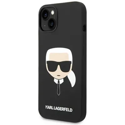 Obrázek produktu pro Karl Lagerfeld Silicone Ikonik Karl's Head MagSafe - pouzdro pro iPhone 14 Plus (černé)
