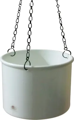 Produktbild von Kunststoff Ampel Corona 13/12 weiss Ø 14.5cm Höhe 13.0cm