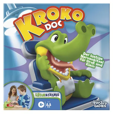 Immagine prodotto di Hasbro Kroko Doc, gioco di destrezza per bambini in età prescolare