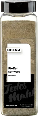 Immagine prodotto di UBENA 712242008 UBENA Pfeffer schwarz gemahlen Gewürz, 600,0 g