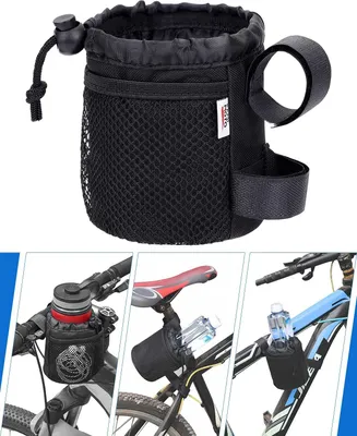 Produktbild von Bidonhalter für E-Bike - faltbares Netz mit Taschen - für Fahrräder und Rollstühle