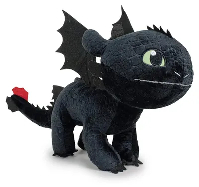 Produktbild von HTTYD Drachenzähmen leicht gemacht - Dragons - Plüsch Figur Kuscheltier Drachen Ohnezahn Toothless 11"/30cm - 76001661-1
