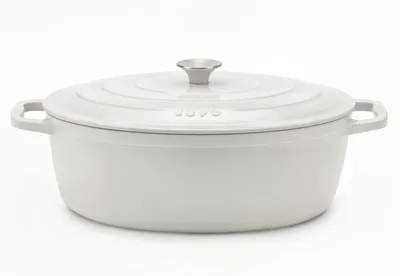 Produktbild von Emaillierter Gusseisentopf, rund, 36 cm