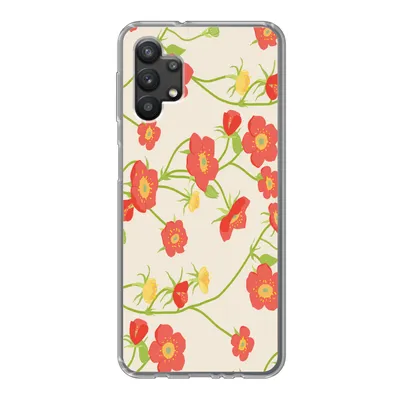 Produktbild von MuchoWow® Handyhülle Schutzhülle Hülle für Samsung Galaxy A32 5G Blume - Feldblumen - Muster Silikon Softcase Handy Hülle - Softcase