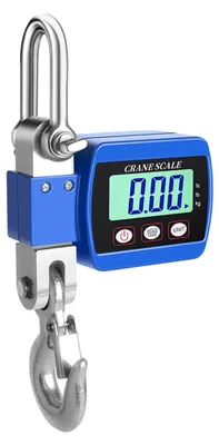 Obrázek produktu pro Jeřábová váha Hancaner s LCD digitálním displejem, 0,05 šC 500 kg, přenosná průmyslová elektronická těžká háková váha s funkcí změny jednotek