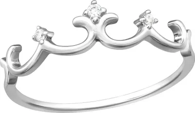 Produktbild von Ring Krone Silber 925 57 (18.1 mm Ø)