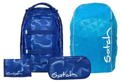 Produktbild von Satch, Schulrucksack-Set PACK Vibrant Blue 4-teilig, ab 5. Klasse