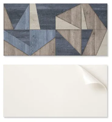 Obrázek produktu pro Samolepicí vinylové panely na zeď, rozměr 100x50 cm, abstraktní geometrický vzor